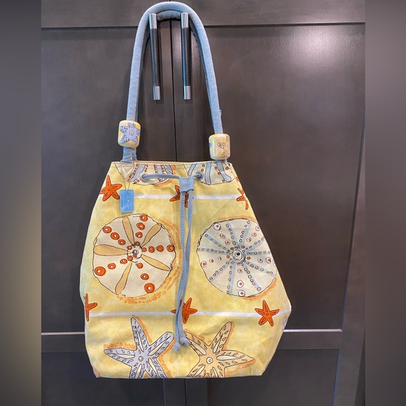 Sea & Sand Handbags - Sun & Sand Fabric Bucket Beach Bag